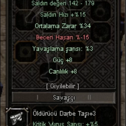  +9 KDP 34 ORT 8 GÜÇ 8 CANLILIK